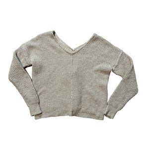 Cropped Knit Sweater